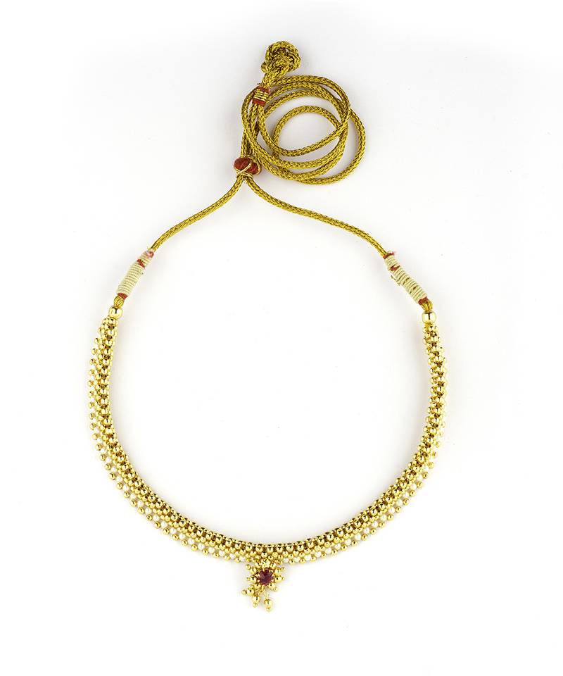 fancy moti necklace
