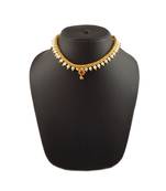 Womens Trendz Full Jhaler White Plus Moti Thushi 24K Gold Plated Alloy Necklace
