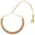 Delicate Golden South Indian Necklace Set Jewelry