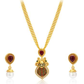 Incredible Gold Plated Necklace Set For Women 2