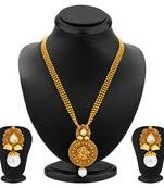 Graceful Gold Plated Kundan Necklace Set For Women