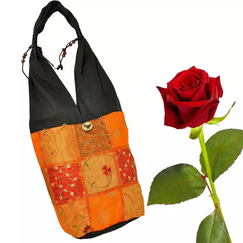 Embroidered Stylish Shoulder Bag Valentine Gift