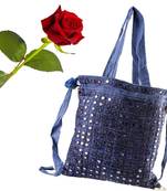 Hand Made Mirror Work Shoulder Bag Valentine Gift