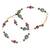 Red Green Ethnic Brass Payal Anklet Valentine Gift