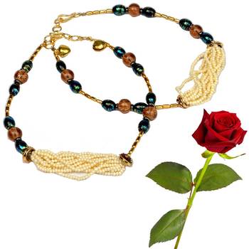 Trendy Designer Brass Payal Anklet Valentine Gift 1