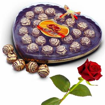 Cherir 24 Pc. Chocolaty Wafer Balls Valentine Gift 1