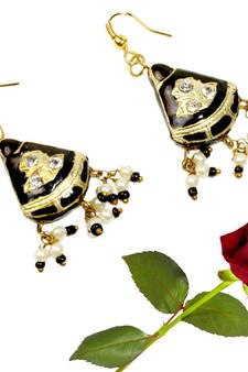 Rajasthani Lacquer Fashion Ear Ring Valentine Gift