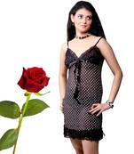 Dotted Seductive Netty Night Frock Valentine Gift