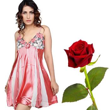 Nice Charming Princess Satin Middy Valentine Gift 1