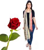 Paisley Style Reversible Silk Stole Valentine Gift