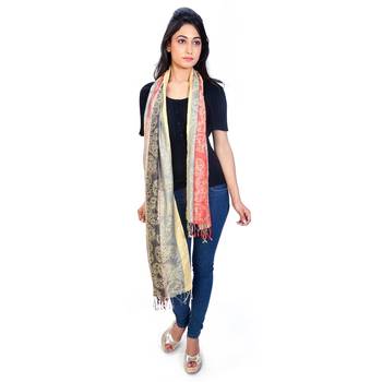 Paisley Style Reversible Silk Stole Valentine Gift 2
