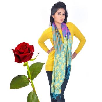 Kashmiri Designer Reversible Stole Valentine Gift 1