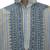 Ada Handcrafted Large White Cotton Lakhnavi Chikankari Kurta For Men
