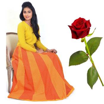 Ethnic Jaipuri Cotton Lehanga Skirt Valentine Gift 1