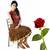 Rajasthani Style Cotton Short Skirt Valentine Gift