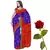 Traditional Tie N Dye Chiffon Saree Valentine Gift