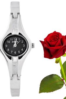 Designer Round Shiny White Watch Valentine Gift