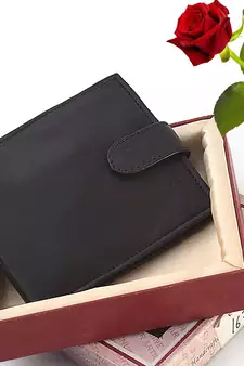 Stylish Genuine Pure Leather Wallet Valentine Gift