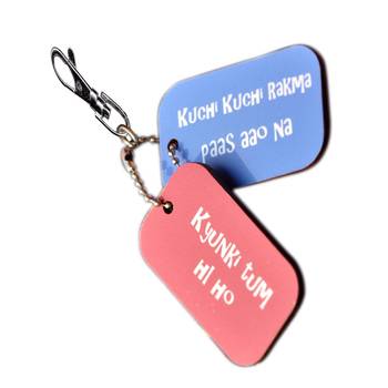 Lovebite Couple Bagtag N Artificial Rose Valentine Gift 2