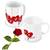 I Love You Coffee Mugs Pair N Rose Valentine Gift