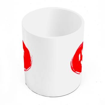 I Love You Heart Print Coffee Mug Pair N Rose Gift 2