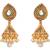 Intricately Beautiful Kundan Gold Designer Jhumka