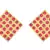 Radiant Ruby Gold Designer Earring
