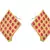 Radiant Ruby Gold Designer Earring