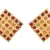 Radiant Ruby Gold Designer Earring