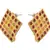 Radiant Ruby Gold Designer Earring