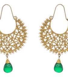 Ravishing & Radiant Designer Bali with Green Dangler