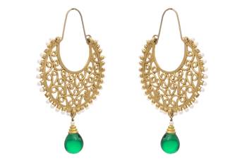 Ravishing & Radiant Designer Bali with Green Dangler 2