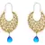 Ravishing & Radiant Designer Bali with Blue Dangler