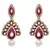 Astonishingly Beautiful Daimond,Polki & Pearls Pink Earring.