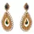 Awesome Antique Gold Beads Designer Earrings surrounded with Pearls.