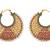 Angelic Awesome Gold Designer Earring with Jali Work & Pearls.