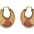 Angelic Awesome Gold Designer Earring with Jali Work & Pearls.