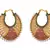 Angelic Awesome Gold Designer Earring with Jali Work & Pearls.