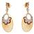 Awesome American Diamond Designer Red Earring.  
