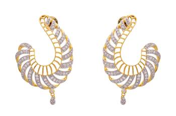 JFL - Outstandingly Stunning Cz Diamond Earrings. 1