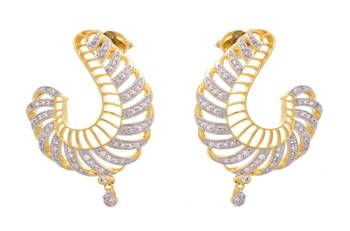 JFL - Outstandingly Stunning Cz Diamond Earrings. 2