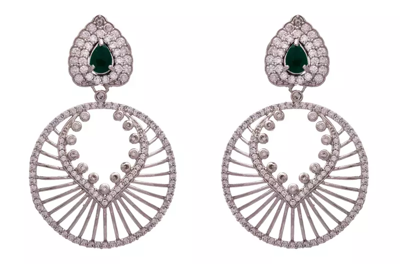 Dazzling Awesome American Diamond Designer Earring.