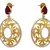 Dazzling Cz Diamond Gold Designer Earring.