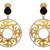 Dazzling Cz Diamond Gold Designer Earring.