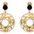 Dazzling Cz Diamond Gold Designer Earring.