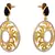 Dazzling Cz Diamond Gold Designer Earring.