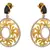 Dazzling Cz Diamond Gold Designer Earring.