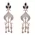 Elegant & Stunning Cz American Diamonds Gold Designer Earrings.