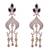 Elegant & Stunning Cz American Diamonds Gold Designer Earrings.