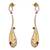 Awesome American Diamond Designer Gold Earring.